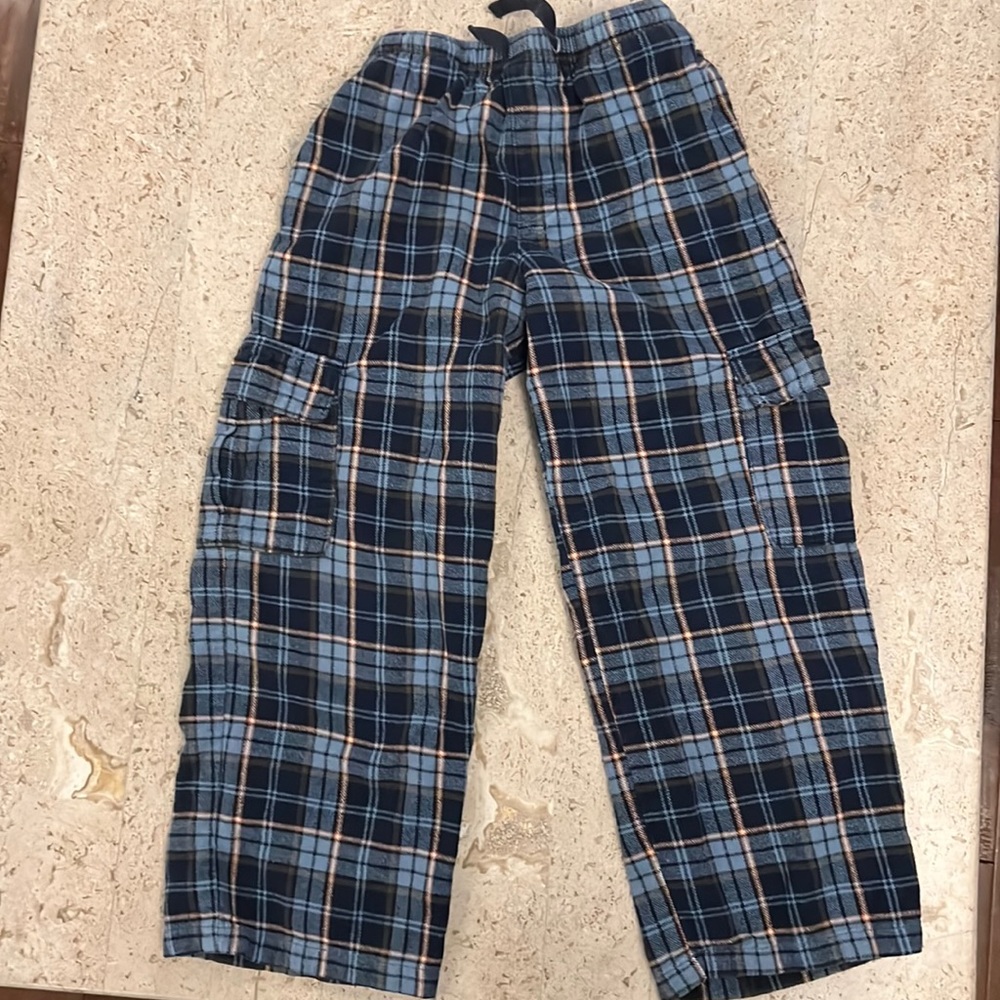 Boys Blue LL Bean 8 Flannel Plaid LAST CHANCE